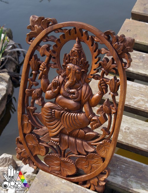 Ganesh - Tableau en Bois