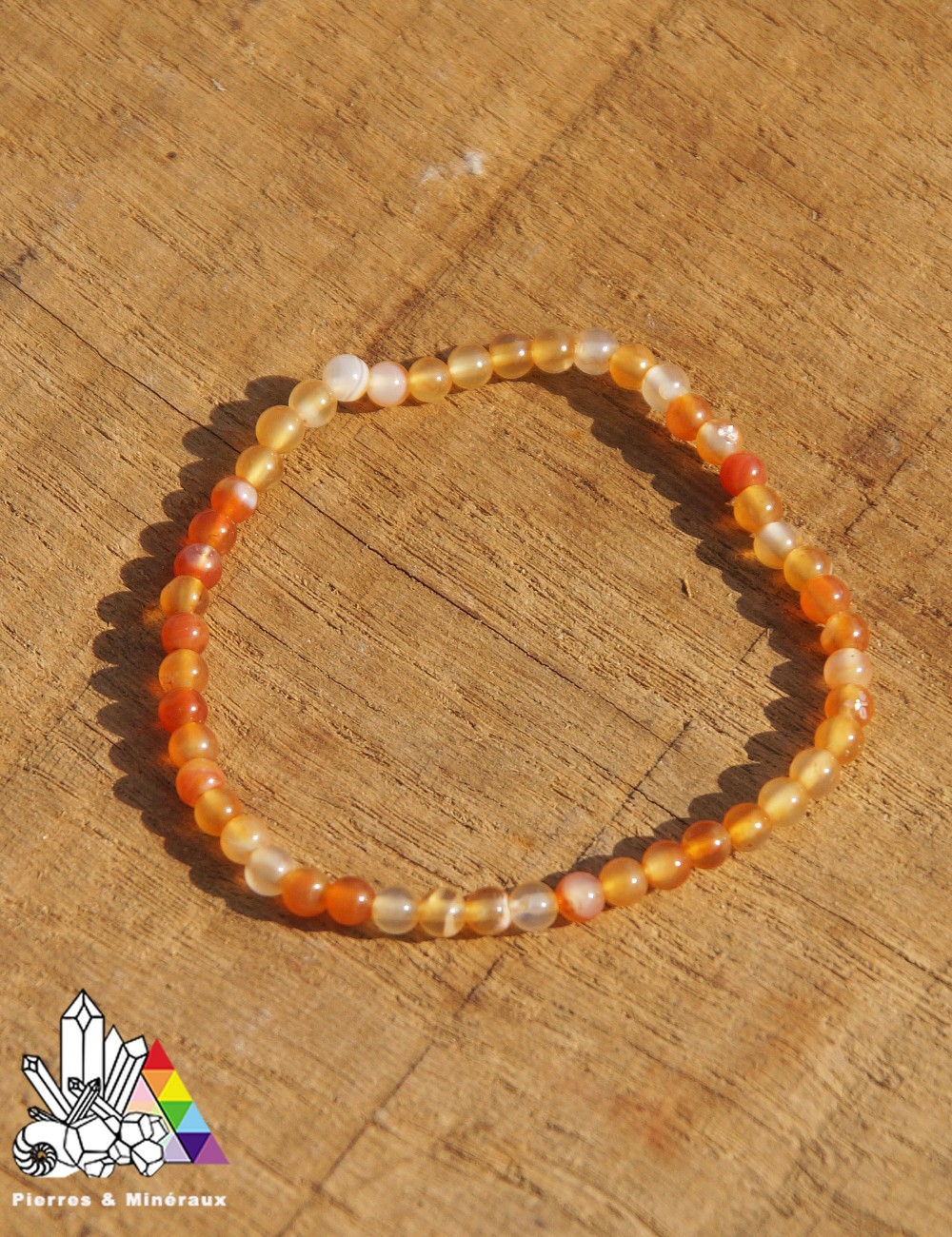 Opales Bracelet perles naturelles lithothérapie Grenat Cornaline rouge et orange passion,libido 