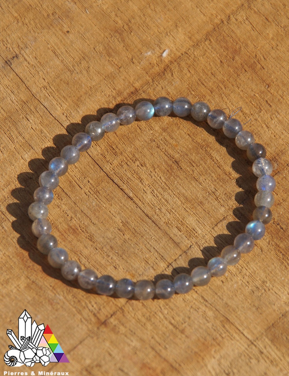 Bracelet En Labradorite Naturelle Vera Mentis – Perles 8mm AAA – Pierre De Protection & Intuition – Unisexe