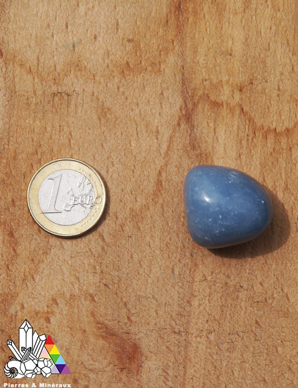 Pendentif Angélite / Anhydrite 106 Carats - Cabochon De Madagascar, Pierre Bleue Apaisante // AC74