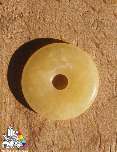 Donut en Calcite Jaune