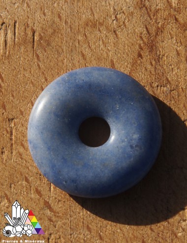 Donut en Quartz bleu